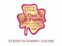 Etichette adesive per fioristi, fiorai e vivaisti (mm 32x35)  (cod.12G)